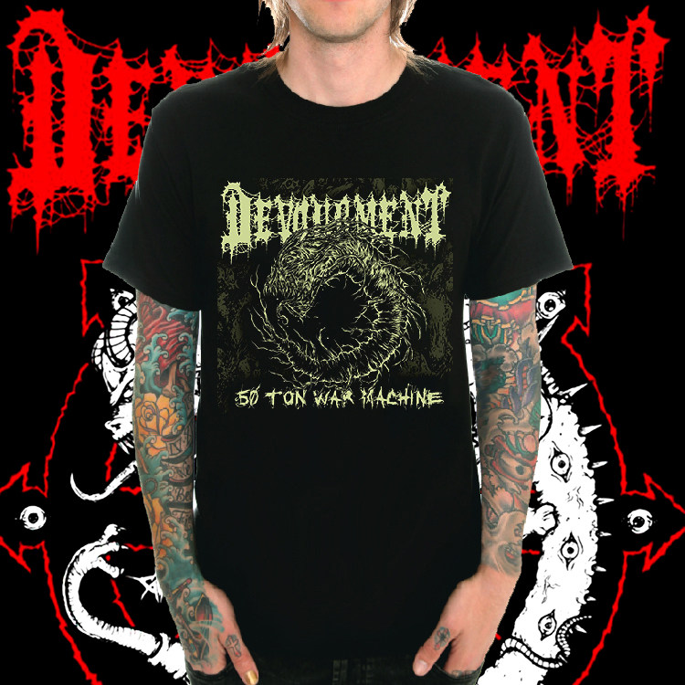 重金属摇滚乐队圆领短袖