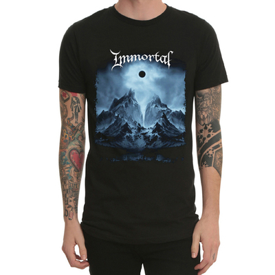 重金属摇滚乐队圆领短袖