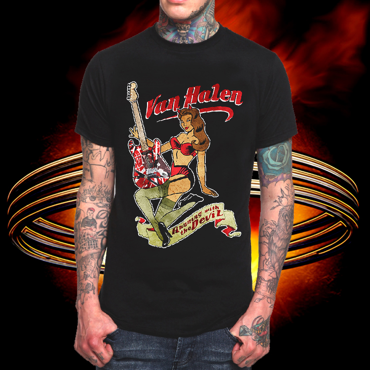 重金属摇滚乐队圆领短袖