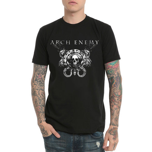 Arch Enemy大敌旋律重金属摇滚乐队短袖圆领夏季T恤男