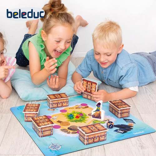 beleduc海盗寻宝策略逻辑玩具