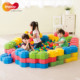 台湾Weplay八角积木儿童创意玩具建构积木地面建构大积木球池软质