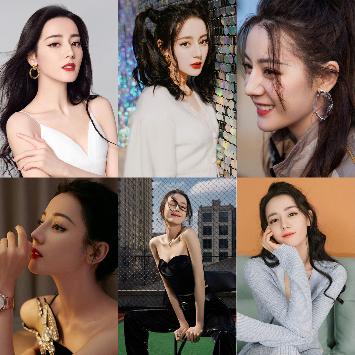 迪丽热巴海报墙贴卧室美女明星
