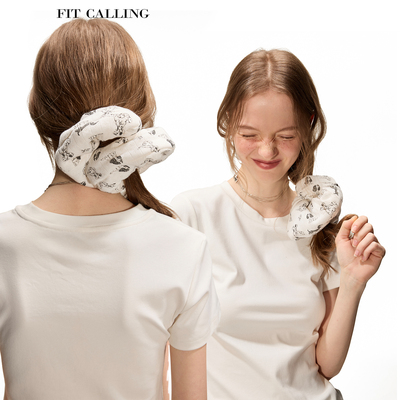 fit calling 原创印花设计狗狗俱乐部棉花填充头发神器百搭发绳女