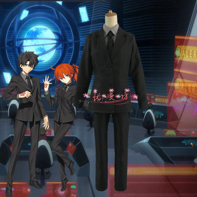 FGO Fate stay night黑saber命运之夜 圣剑西装cosplay服装