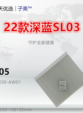 C105适配 深蓝S7 G318 S07 L07 SL03 F150 睿骋CC 空调滤芯
