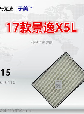 C115适配风行 F600L 景逸X5 X6 X7 M6 SX5 SX6 T5 游艇 空调滤芯