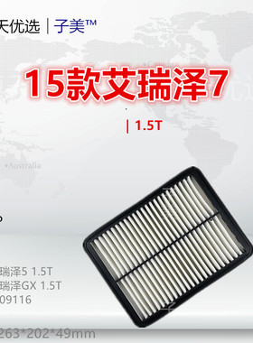 C191P适配奇瑞艾瑞泽5 艾瑞泽7 艾瑞泽GX 1.5T 1.6空气滤芯清器