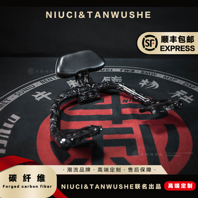 碳物社9号E300P电动车改装锻造碳纤维套件后靠背 总成 扶手