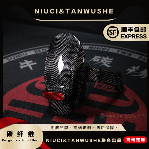 九号电动碳纤维后挡泥板后盾