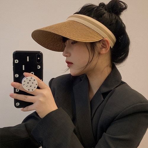 问香坊空顶草帽出游女夏季