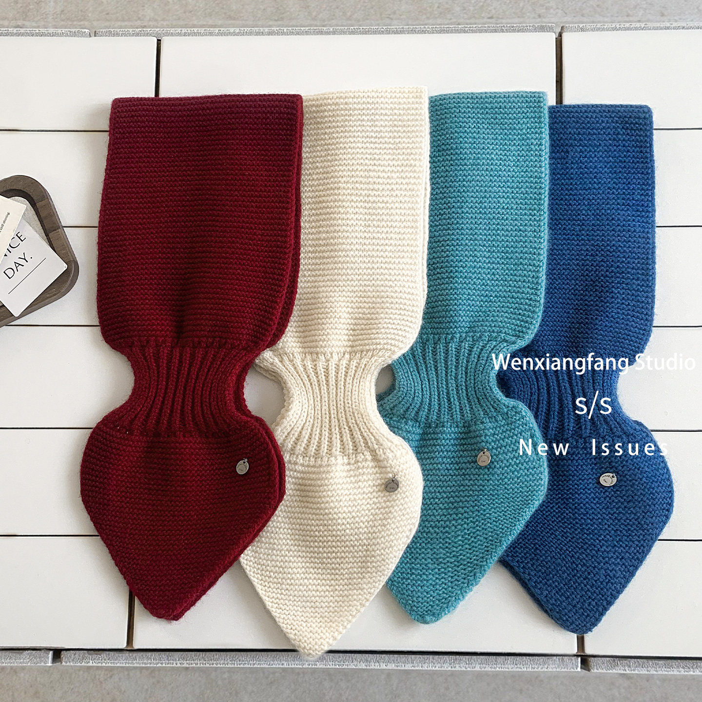 简约羊毛混纺纯色针织交叉围巾女冬季保暖领巾百搭防寒护颈小围脖,服饰配件/皮带/帽子/围巾,围巾/丝巾/披肩,淘宝优惠券,粉丝福利购,淘宝优惠卷