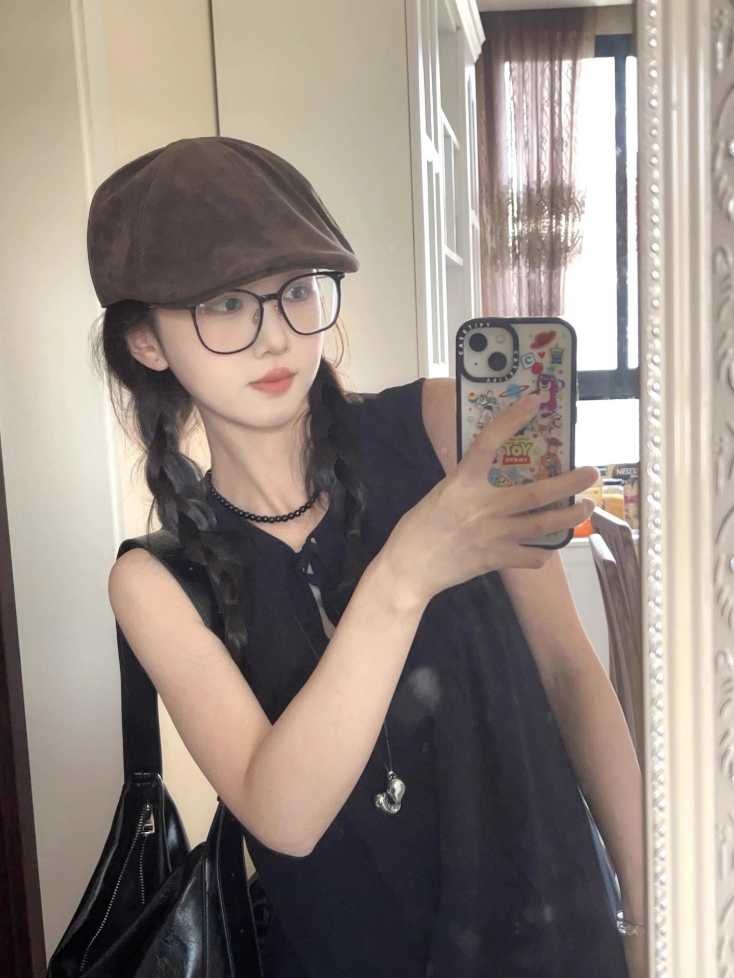 2025 New Suede Beret for Women, British Style, Retro, Large Head Circumference, Niche Versatile Artist Hat