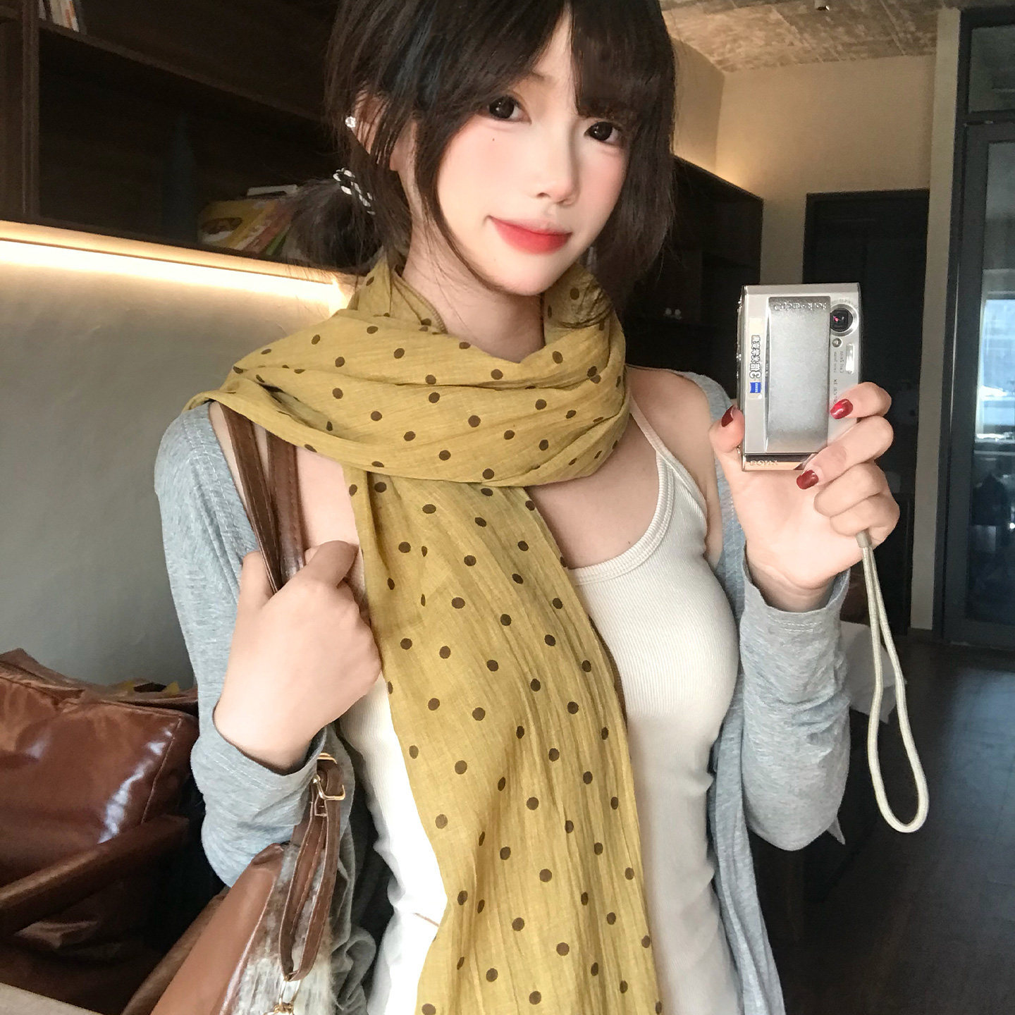 日系波点棉麻丝巾女2026新款氛围感衬衫装饰搭配长条披肩护颈围巾,服饰配件/皮带/帽子/围巾,围巾/丝巾/披肩,淘宝优惠券,粉丝福利购,淘宝优惠卷