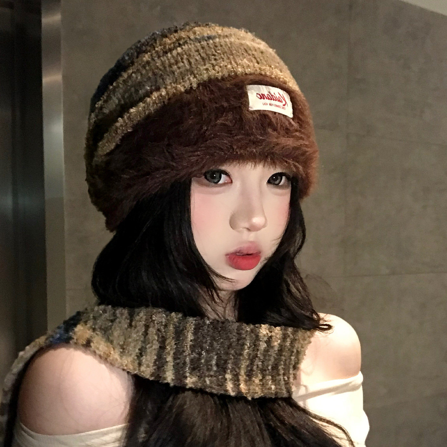 美拉德复古条纹撞色毛绒帽女冬保暖堆堆帽加厚防寒护耳针织冷帽子,服饰配件/皮带/帽子/围巾,帽子,淘宝优惠券,粉丝福利购,淘宝优惠卷