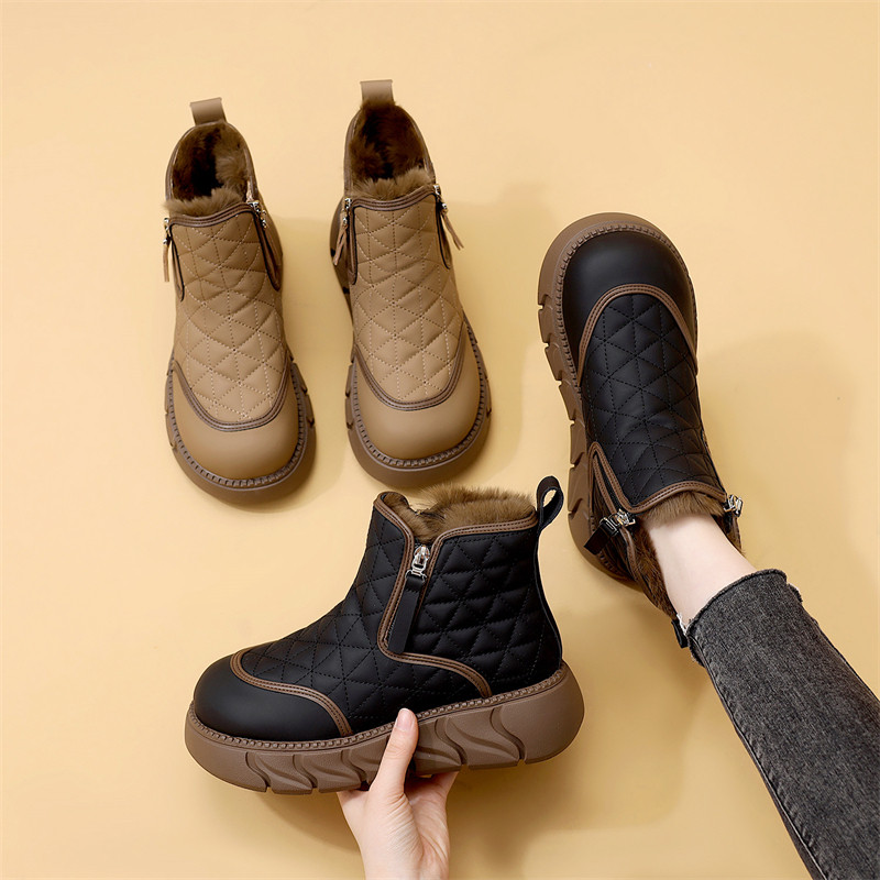 雪地靴女2025新款冬棉鞋加绒短靴