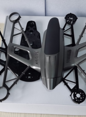 YUNEEC台风Q500 4K航拍器机壳外壳 后仓盖 锁扣 起落架等机身配件