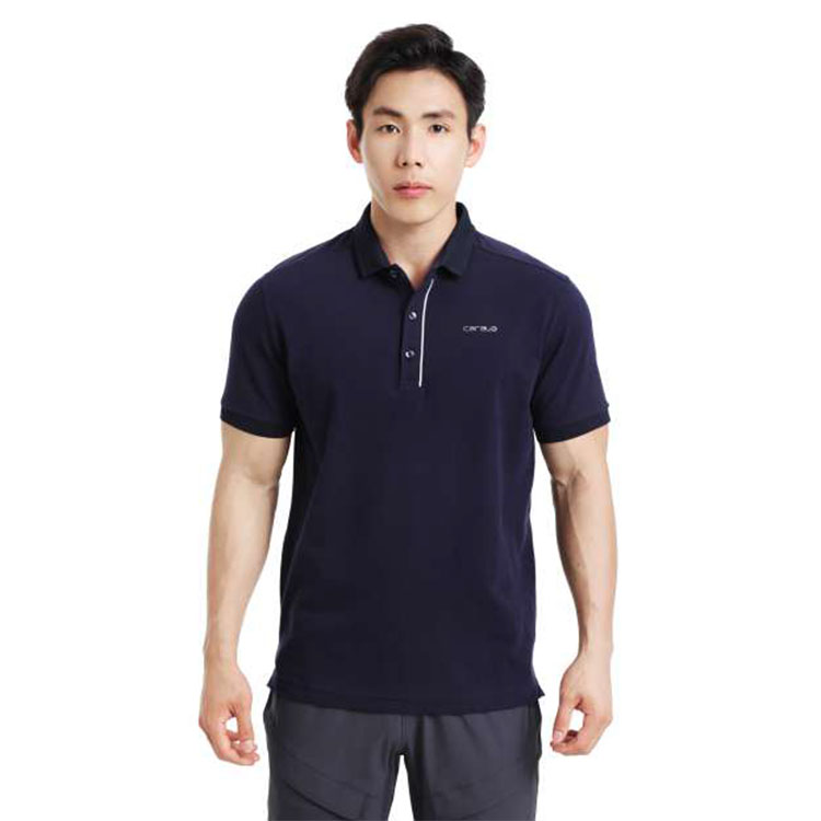 喀尔沃速干T恤休闲翻领透气