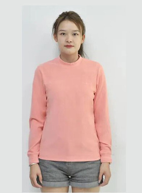 CARAVA喀尔沃女户外圆领保暖透气休闲套头抓绒衣轻便弹力4531102