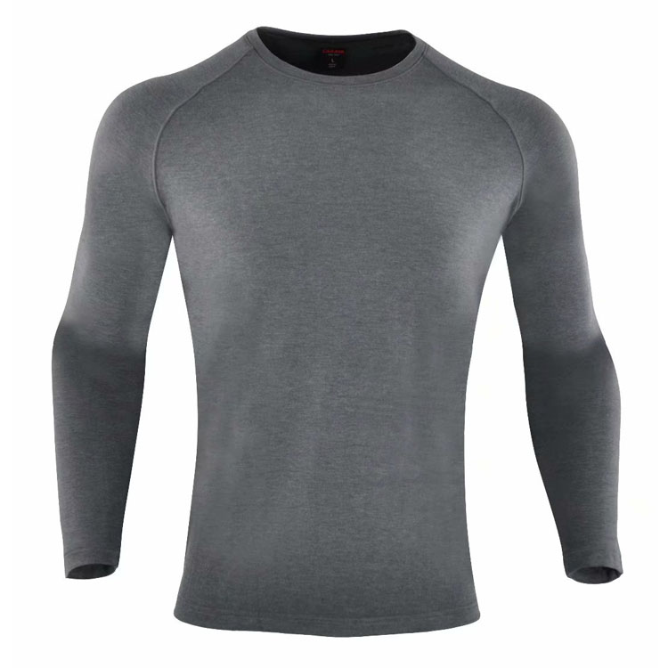 正品秋冬透气圆领保暖长袖T恤