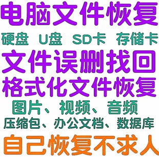 Mac苹果电脑U盘内存卡硬盘恢复软件图片视频文件文档数据恢复 Win