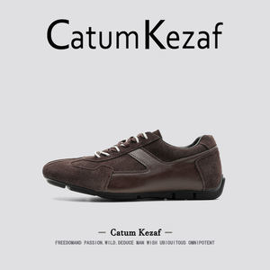 [复古老钱]美国CatumKezaf薄底德训鞋男款夏季新款运动阿甘男鞋子