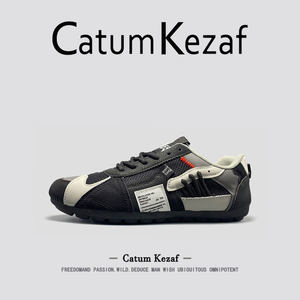 [透气不闷]美国CatumKezaf薄底德训鞋男款夏季潮牌男士休闲运动鞋