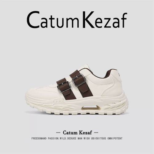 [潮感内敛]美国CatumKezaf高端老爹鞋男款2026秋季厚底运动休闲鞋