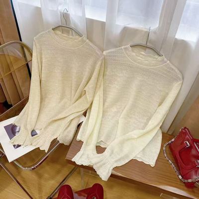 韩版轻奢浣熊绒羊毛针织开衫