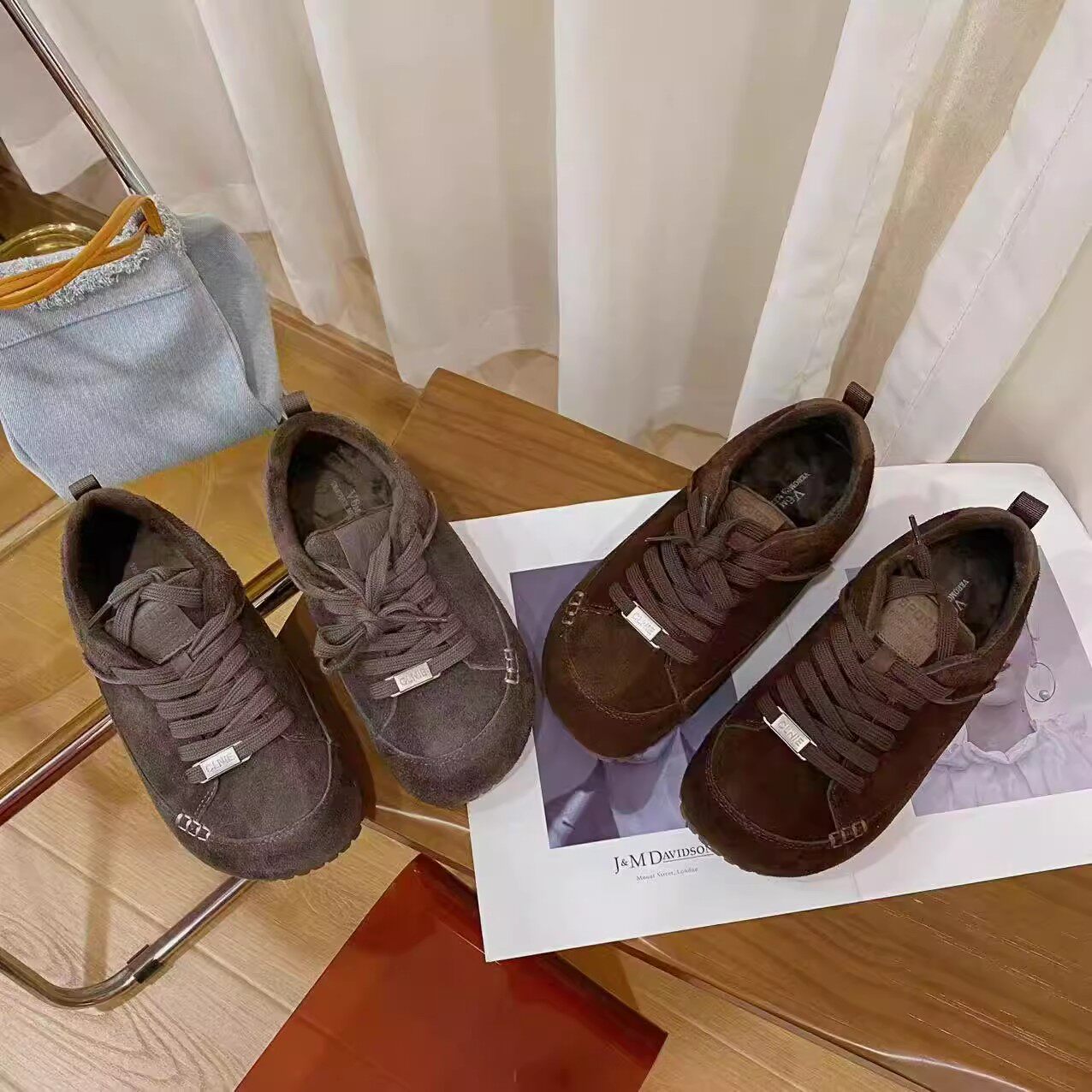 VK定制 韩版真皮时尚休闲运动鞋女221-507,女鞋,时尚休闲鞋,淘宝优惠券,粉丝福利购,淘宝优惠卷