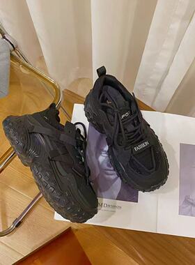 VK定制 韩版真皮时尚休闲运动鞋女18-060