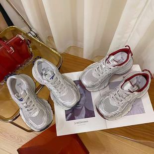 VK定制 韩版真皮时尚休闲运动鞋女15361