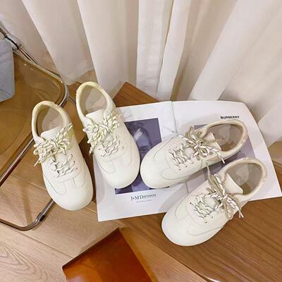 韩版真皮时尚休闲运动鞋女