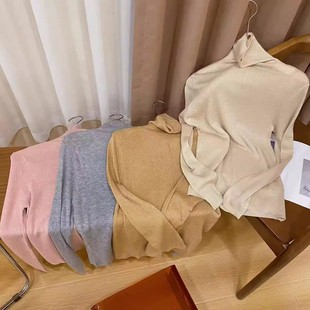 VK定制 韩版轻奢羊毛一条杠打底3B852