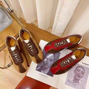 VK定制 韩版真皮时尚休闲运动鞋女92519-1