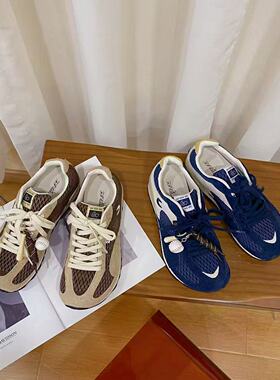 VK定制 韩版真皮时尚休闲运动鞋女5500-128