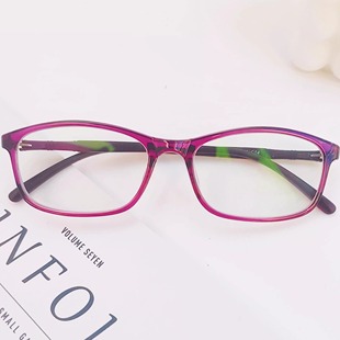 平光女款全框细巧变色手机防蓝光辐射紫外线护目太阳镜近视眼镜