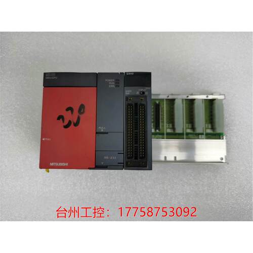拆机正品MITSUBISHI Q00JCPU QX42PLC一套议价