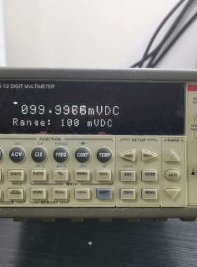 台州设备KEITHLEY2010 六位半表，很，简单了一下