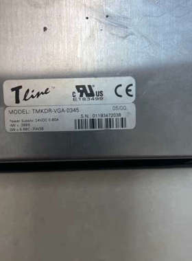 台州设备GE触摸屏TMKDR-VGA-0345 通电，