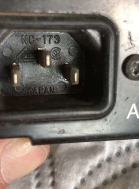 台州设备NC-173Ac机尾电源插座装机座3A250v。JA