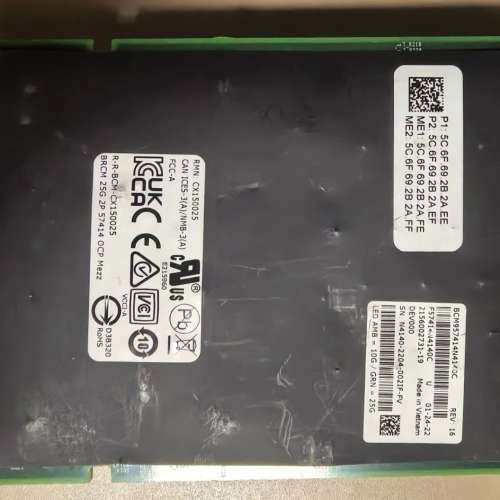 台州设备BCM957414N4140C OCP 25G双口万兆网卡， - 实物图