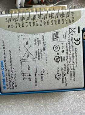 台州设备NI 9205 C系列电压输入模块 779357-01 37