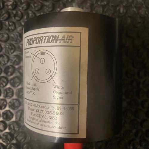 台州设备Proportion air 电控精密比例阀。全