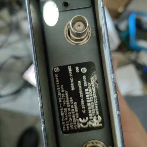 台州设备森海EW100G2无线话筒接收机，频点740-776MHz。
