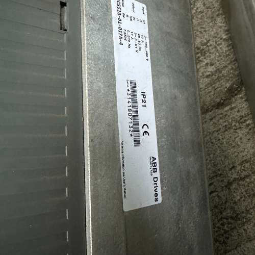 台州设备ABB变频器ACS510-01-017A-4，7.5KW，原