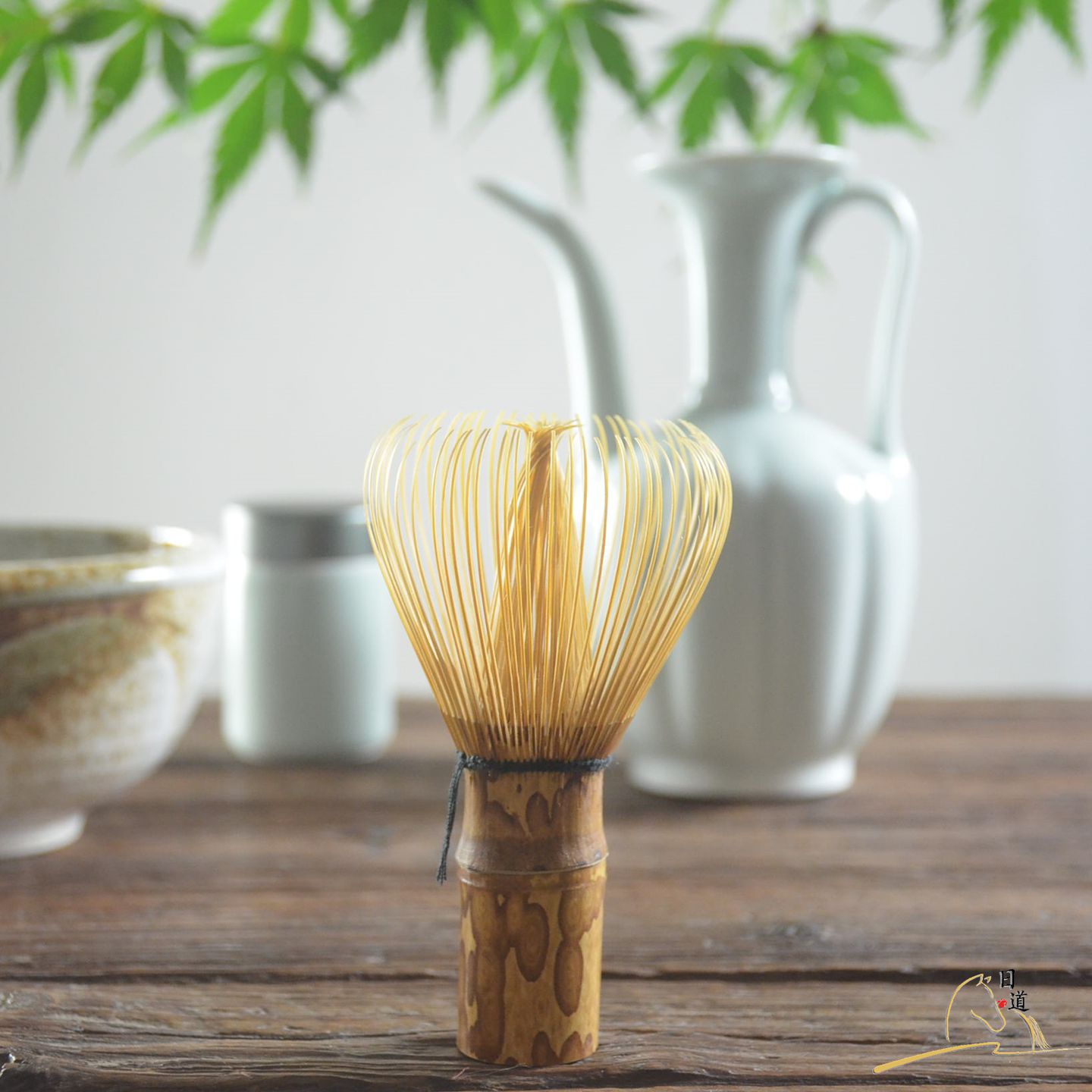 真茶筅梅鹿竹斑竹打镜面抹茶刷竹刷宋代点茶茶道打茶器真竹刷抹茶