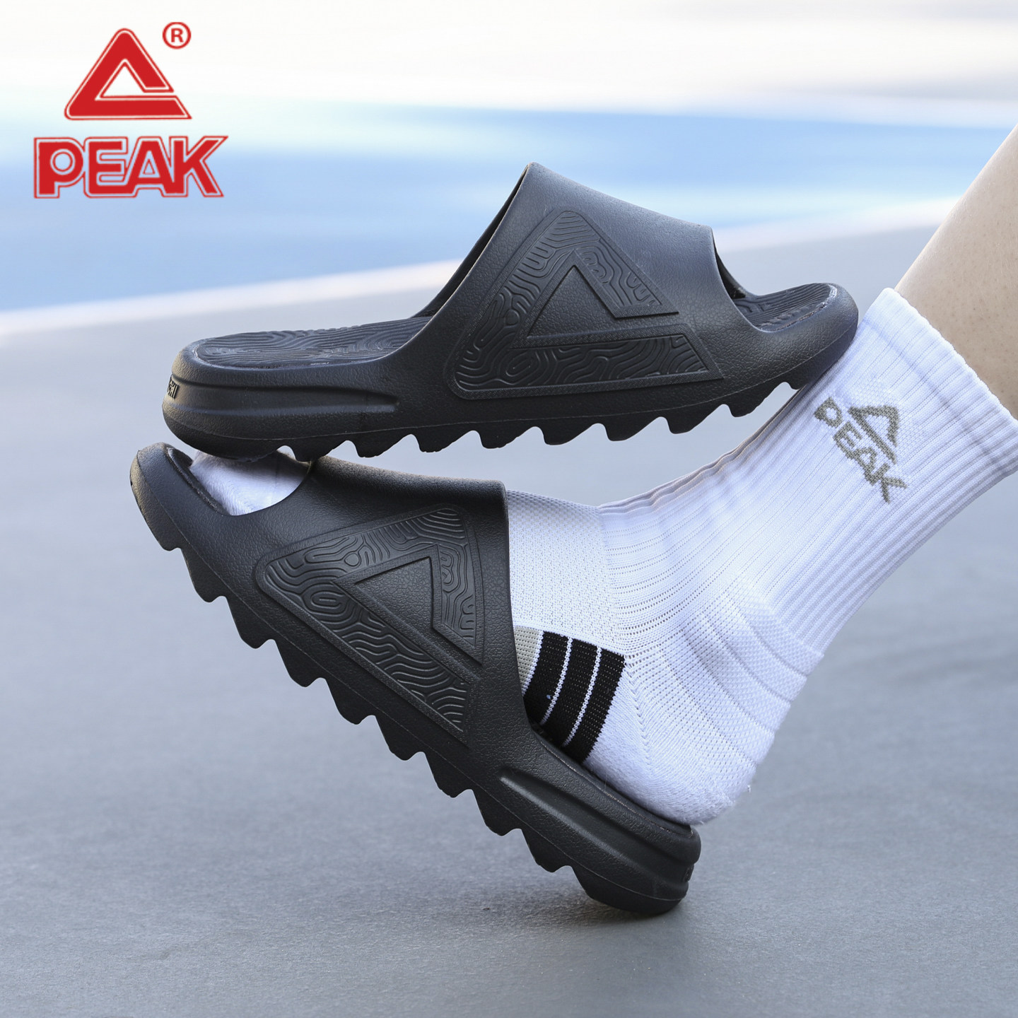 匹克态极拖鞋Pro男2026新款锯齿抓地防滑运动凉拖外穿男士一字拖,运动鞋new,运动拖鞋,淘宝优惠券,粉丝福利购,淘宝优惠卷