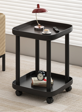 可移动小推车沙发边几创意侧边柜置物架小茶几桌子客厅餐厅零食台