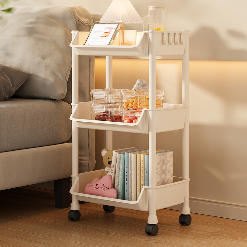 可移动茶几零食小推车床头置物架
